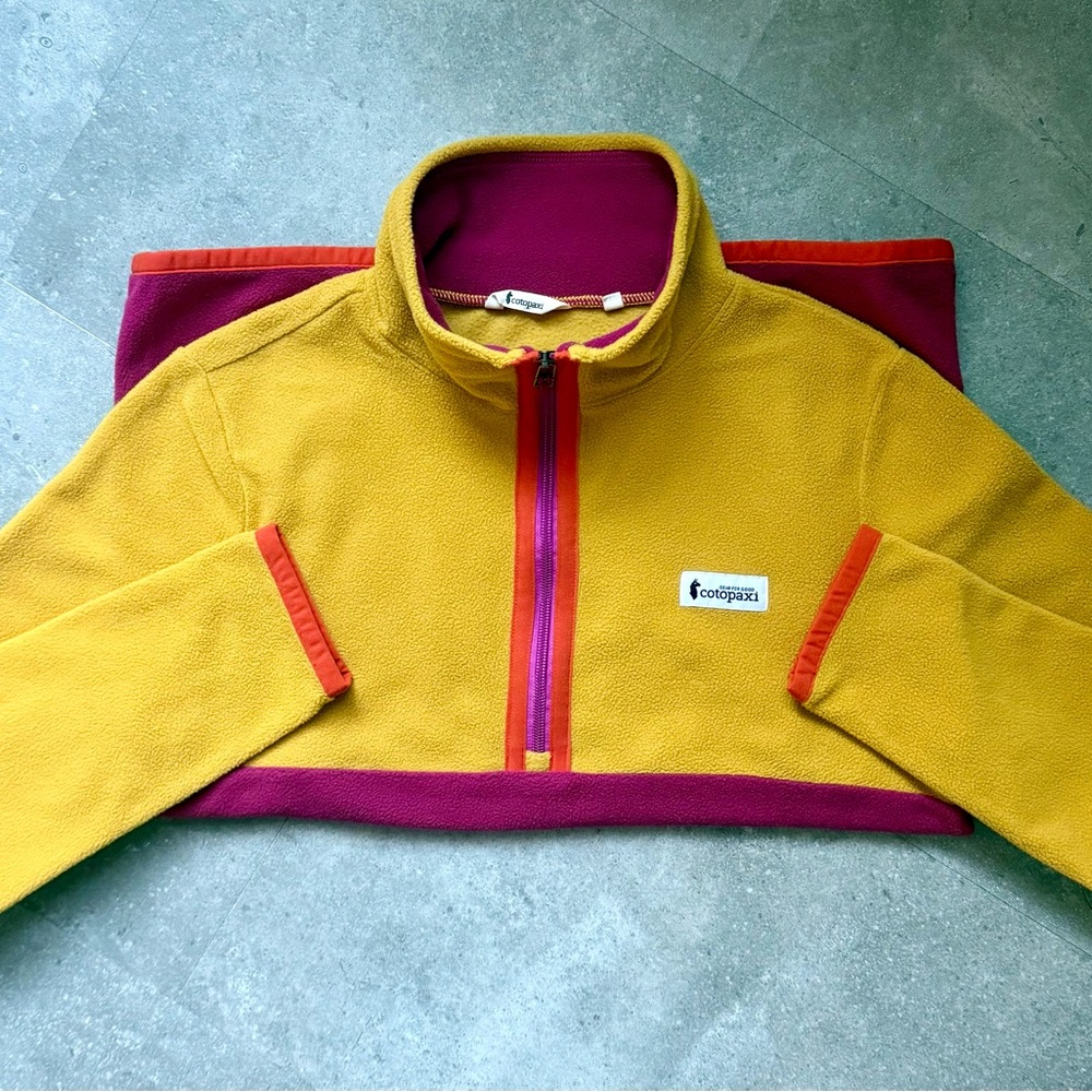 Women’s Cotopaxi Amado Color Block Quarter Zip Fleece Pullover/Size Small  - - Picture 7 of 7